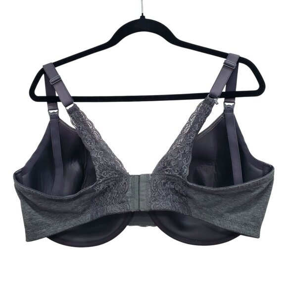 Adore Me N4251AMX Heather Gray Maternity Full Figure Underwire Nursing Bra 44G - Picture 5 of 5